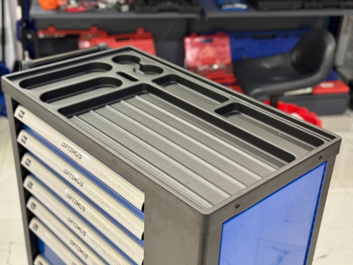 Инструментальная тележка 7 ящиков, 289 предметов Optimus OPT-917P