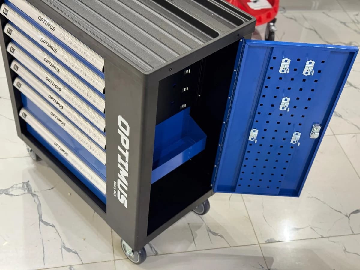 Инструментальная тележка 7 ящиков, 289 предметов Optimus OPT-917P
