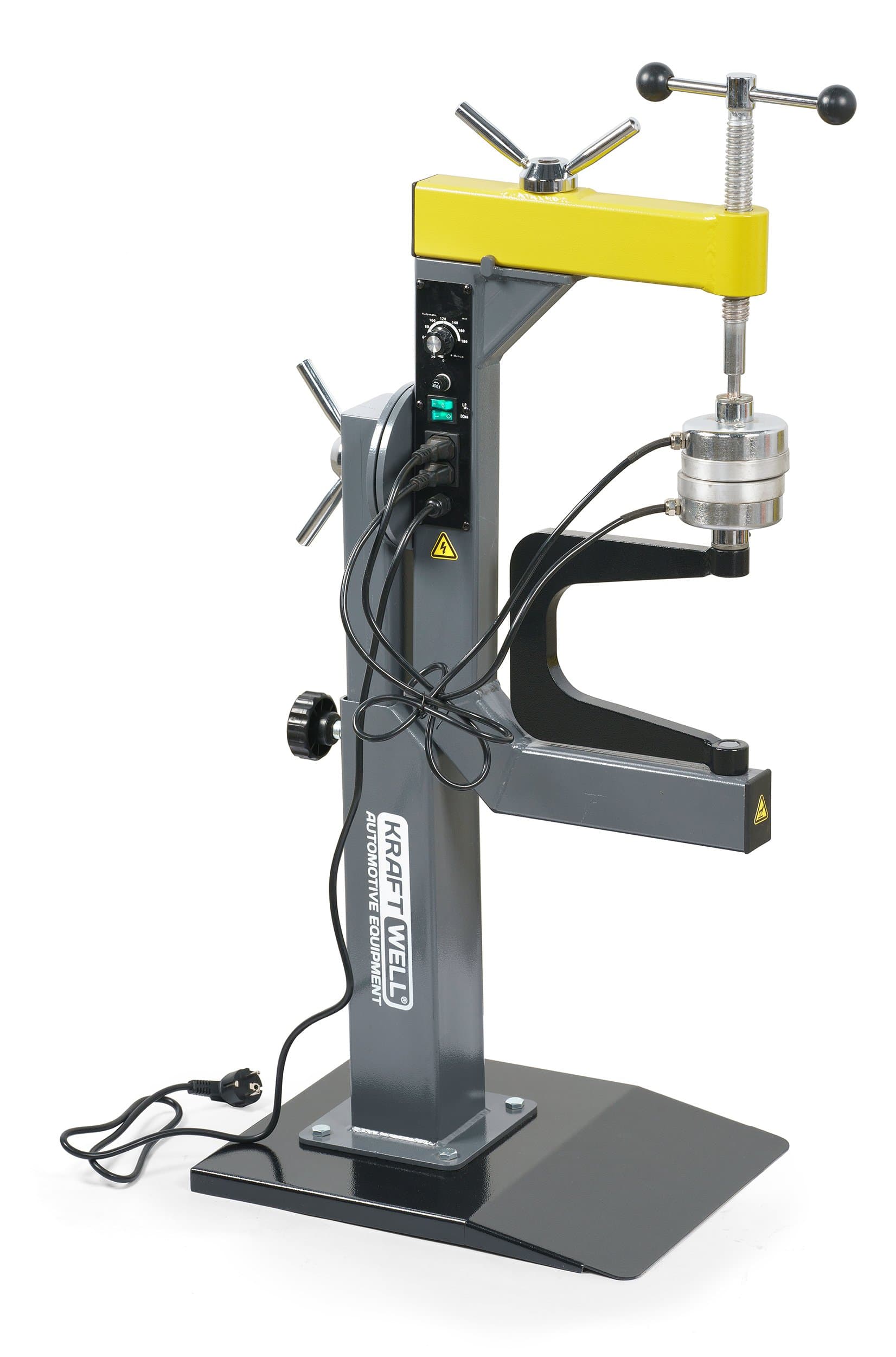 Вулканизатор напольный KraftWell KRW-88VL — 2 нагревателя, ручной прижим