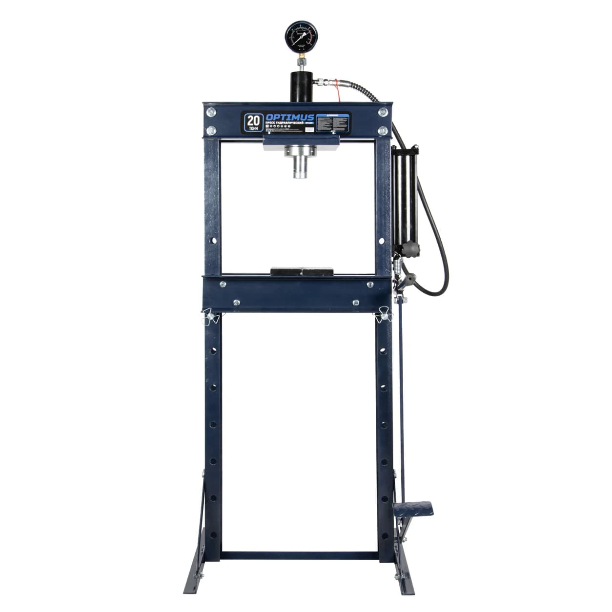 Гидравлический пресс напольный 20 т с ножной педалью OPTIMUS OPT-220T