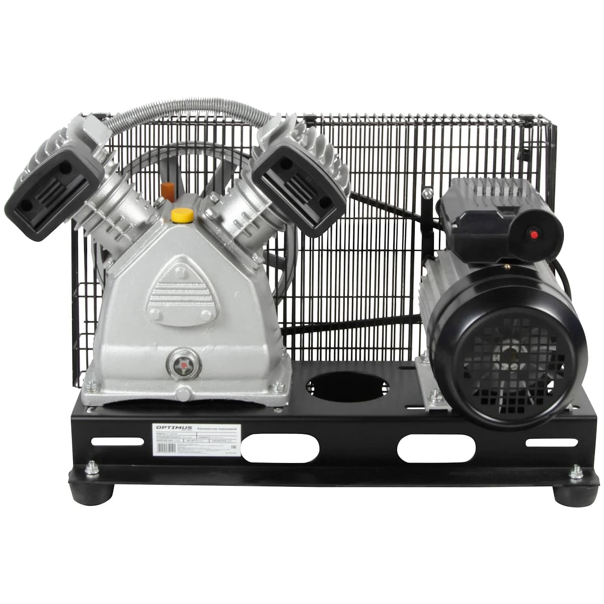 Поршневой компрессорный блок 420 л/мин, 2,2 кВт, 220В OPTIMUS HD OPT-300042