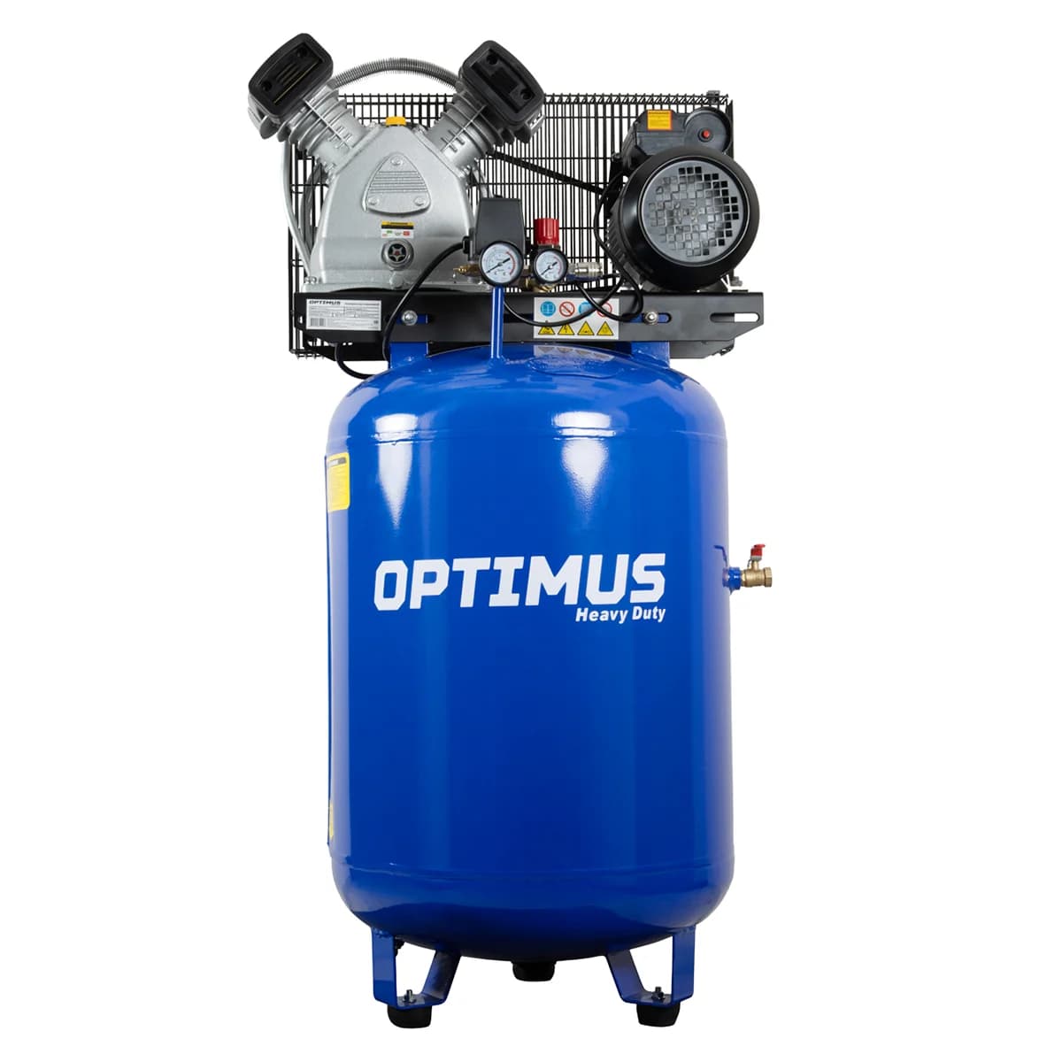 Поршневой компрессор вертикальный 420 л/мин, 100 л, 10 бар, 220 В OPTIMUS HD OPT-301042A