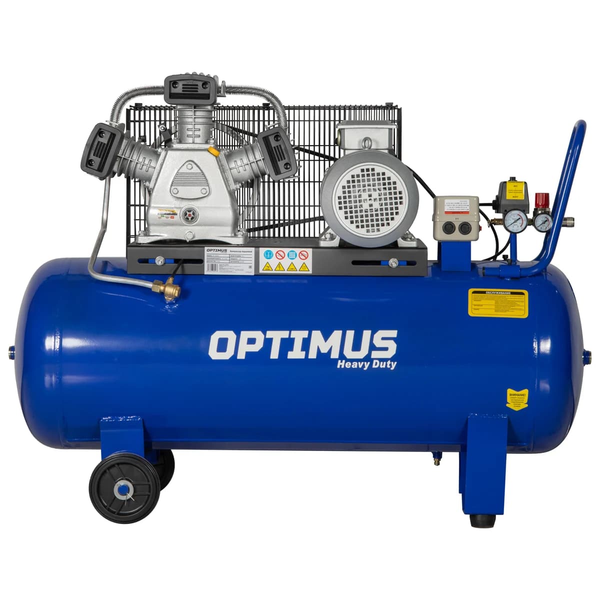 Компрессор поршневой 580 л/мин ресивер 150 л 10 бар 380В Optimus OPT-301558