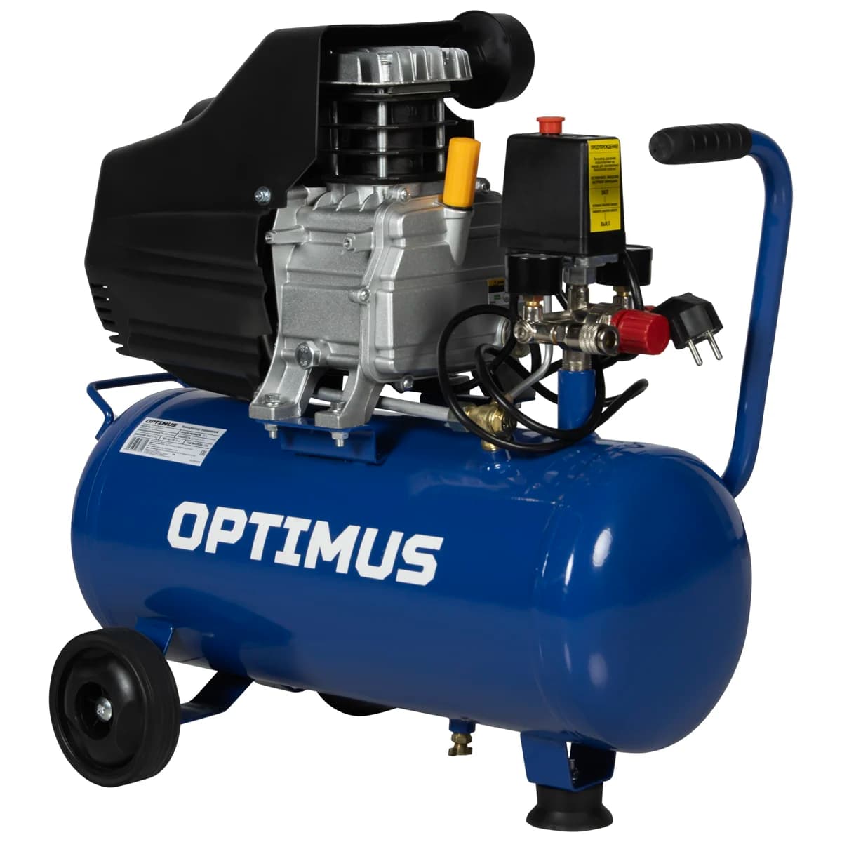 Поршневой компрессор коаксиальный 300 л/мин, 24 л, 8 бар, 220 В OPTIMUS HD OPT-302430