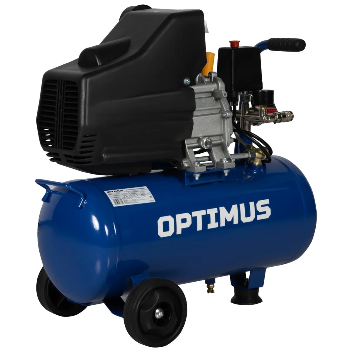 Поршневой компрессор коаксиальный 300 л/мин, 24 л, 8 бар, 220 В OPTIMUS HD OPT-302430