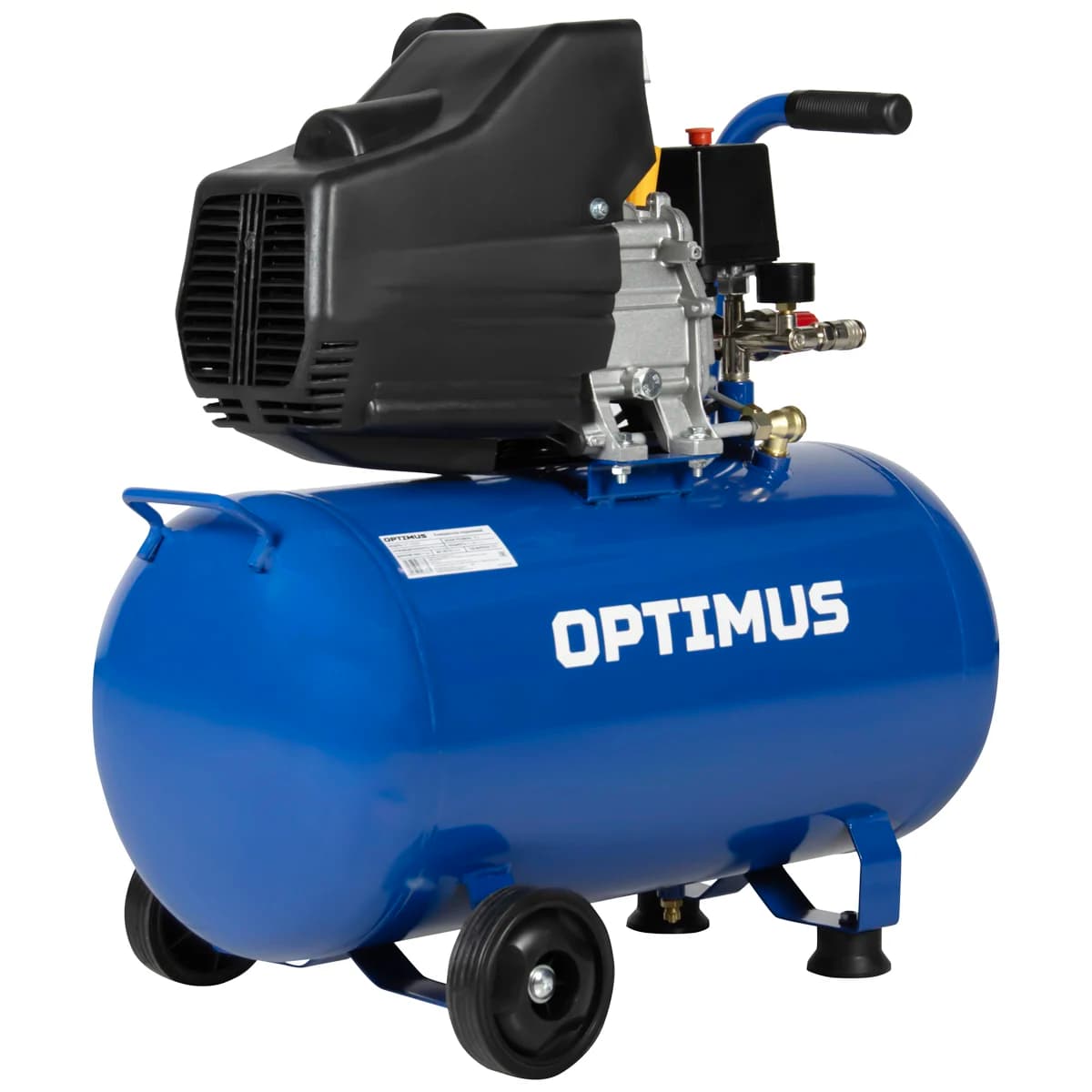 Поршневой компрессор коаксиальный 300 л/мин, 50 л, 8 бар, 220 В OPTIMUS HD OPT-305030