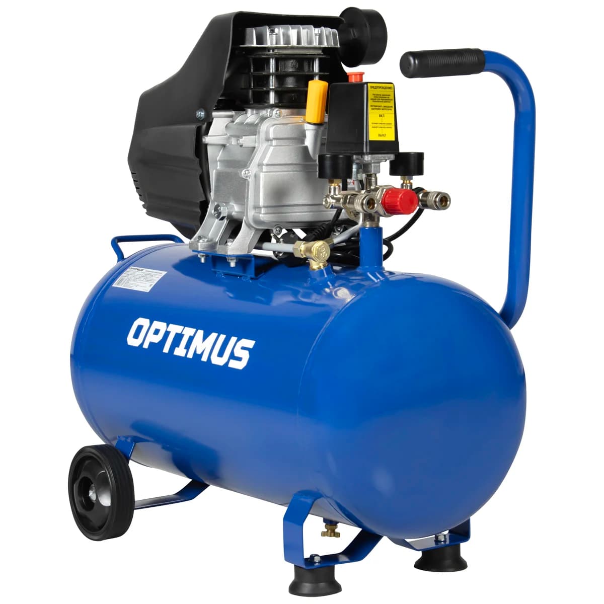 Поршневой компрессор коаксиальный 300 л/мин, 50 л, 8 бар, 220 В OPTIMUS HD OPT-305030