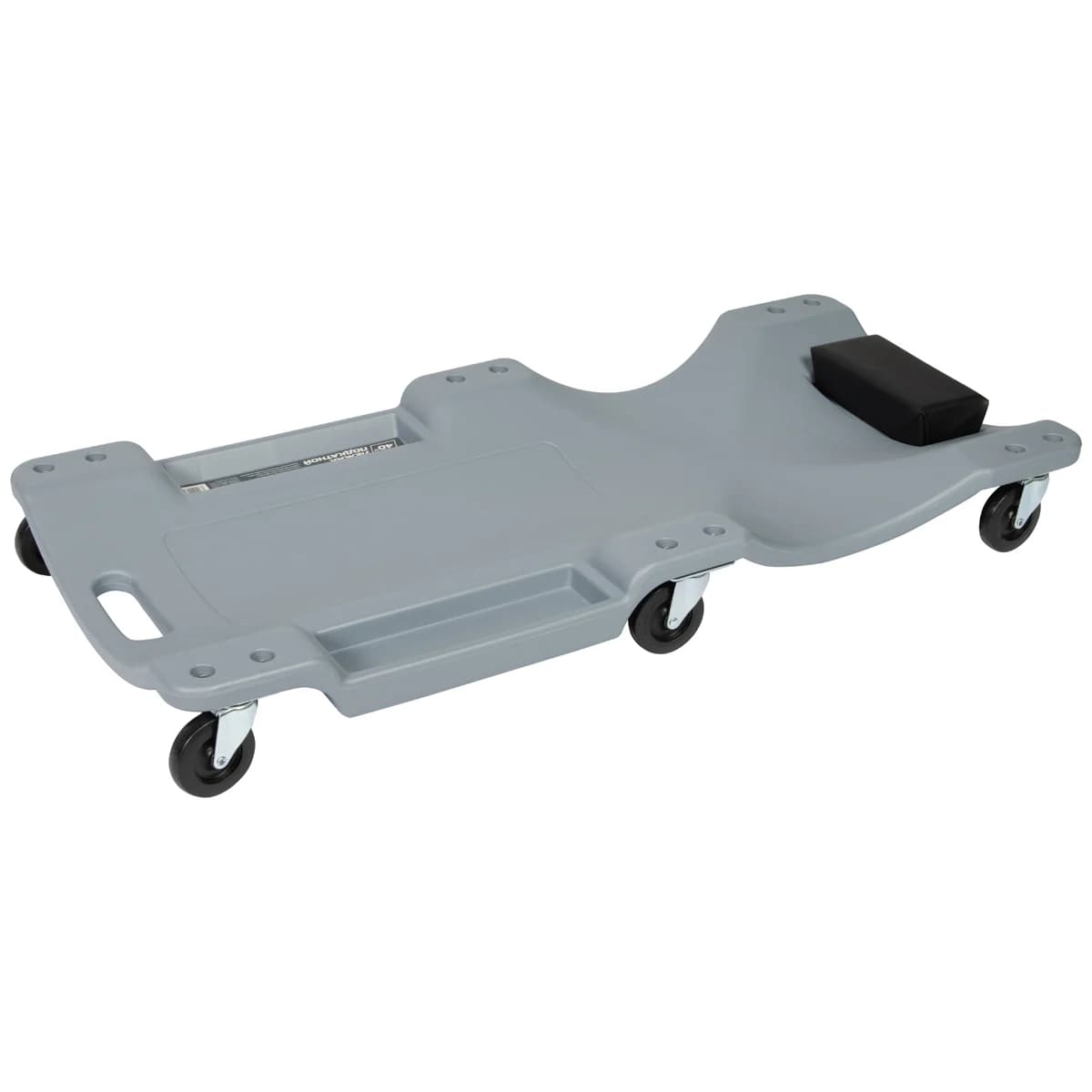 Лежак ремонтный подкатной 120 кг 1000×470 мм, мягкий подголовник Optimus OPT-40130G