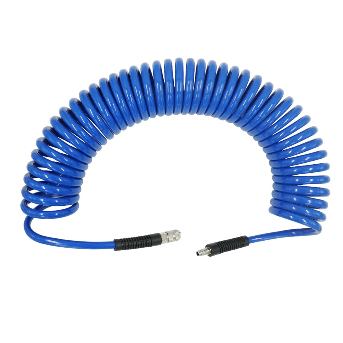 Пневматический спиральный шланг Optimus OPT-7912 синего цвета