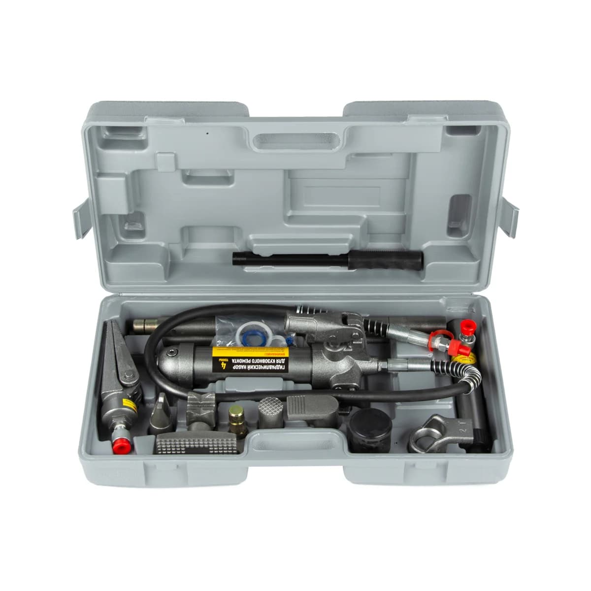 Гидравлический набор для кузовного ремонта 4 т, 18 предметов OPTIMUS OPT-830204