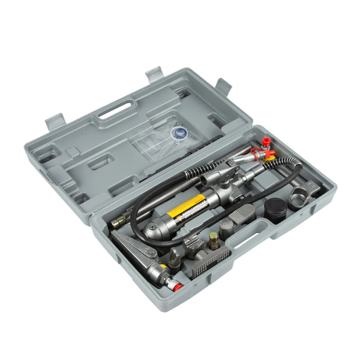 Гидравлический набор для кузовного ремонта 4 т, 18 предметов OPTIMUS OPT-830204