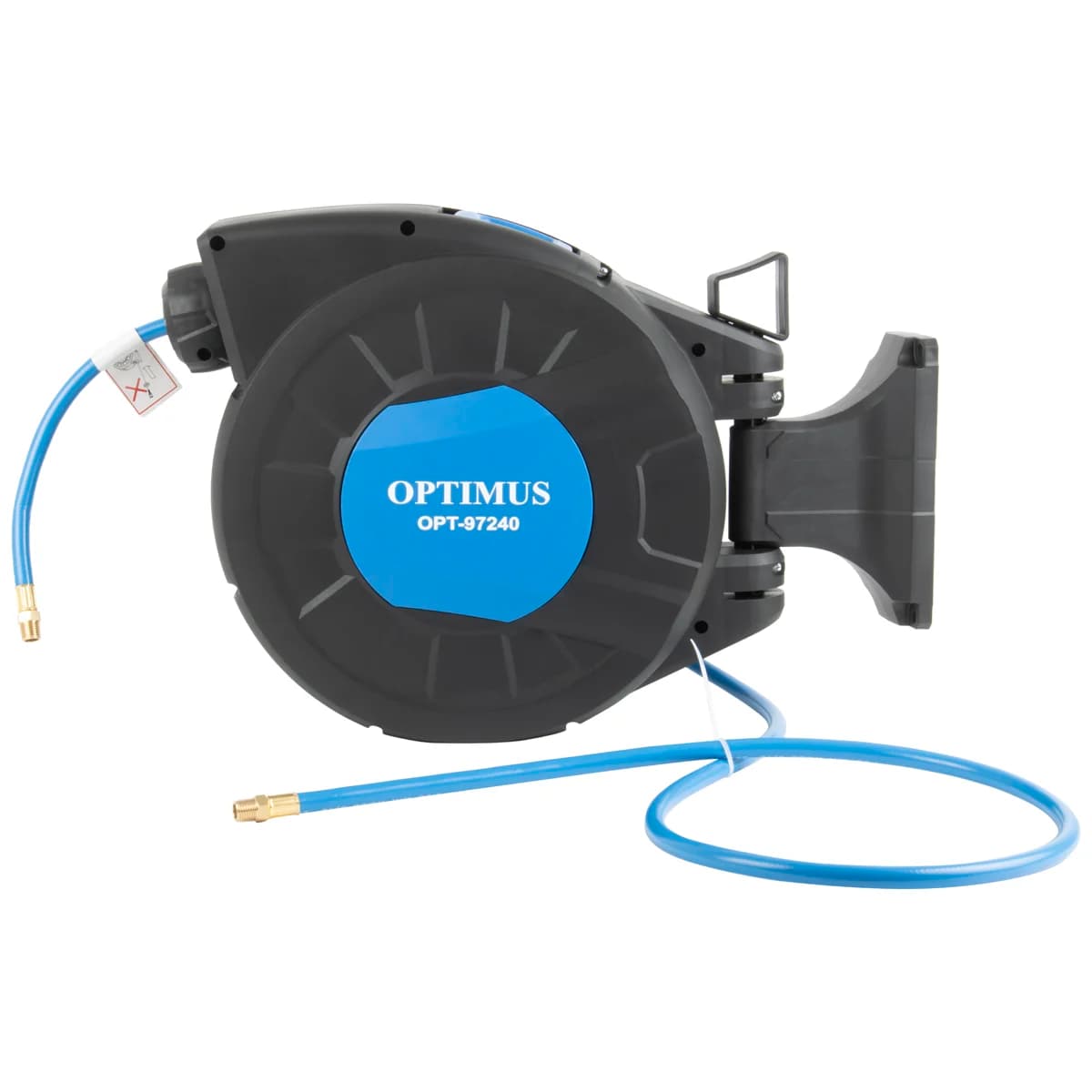 Шланг пневматический армированный с автовозвратом на катушке PVC 15 м, 8×12 мм OPTIMUS HD OPT-97240