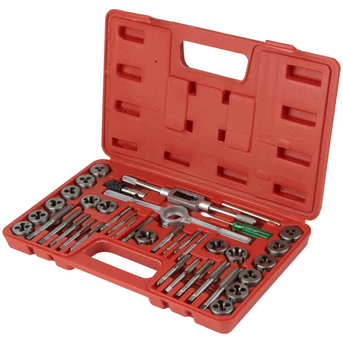 Набор метчиков и плашек Optimus OPT-MTDS40 в кейсе