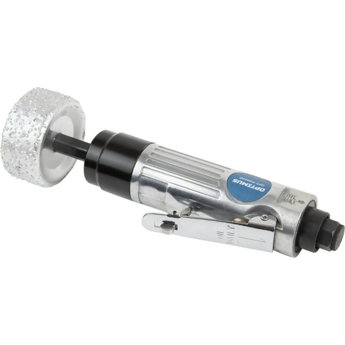 Пневматическая бормашинка для зачистки шин 2500 об/мин, с зачистным камнем OPTIMUS OPT-PG610D