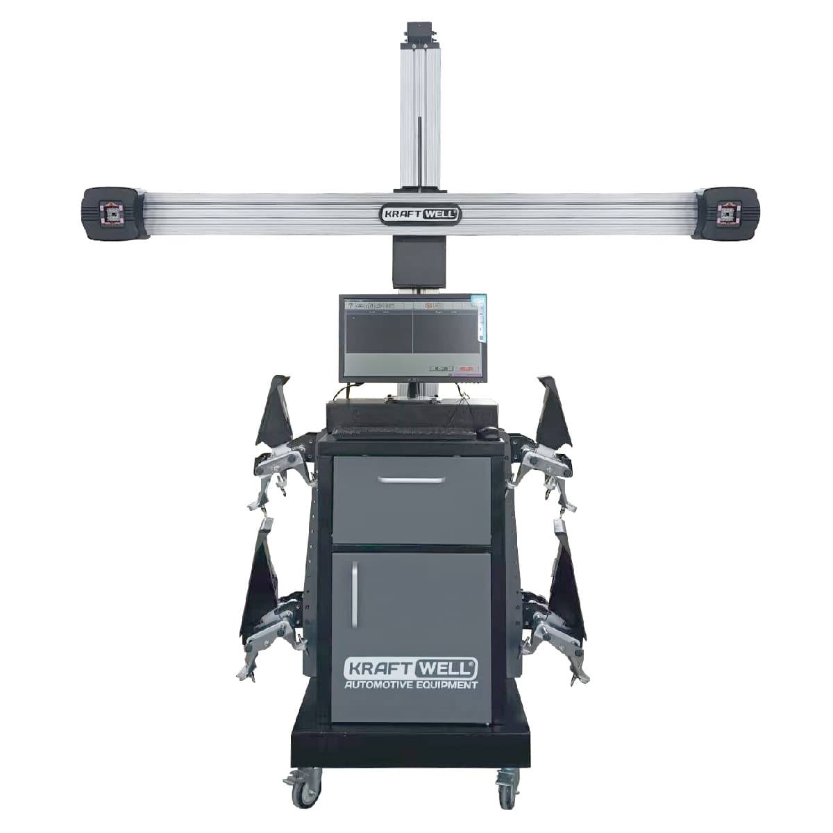 3D стенд сход-развал KraftWell PrecisioMax-III — кабинетная стойка с камерами