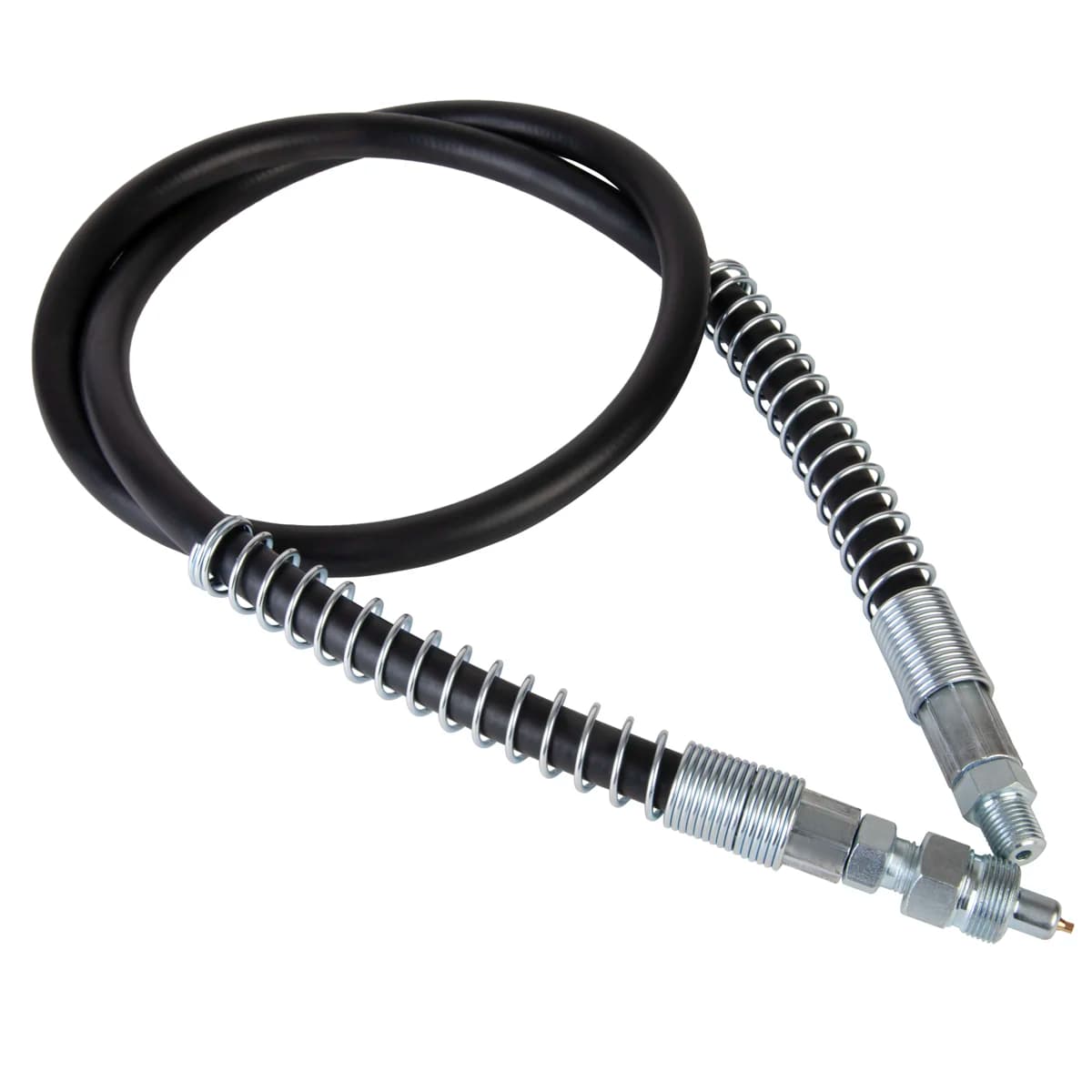 Шланг WDK-0406 — вид на фитинг и оплётку