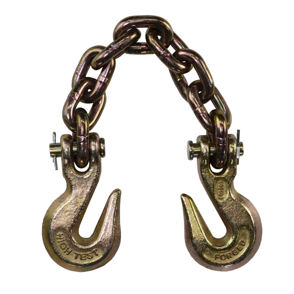 Тяговая цепь с крюками 6 т, длина 45 см WIEDERKRAFT WDK-0504