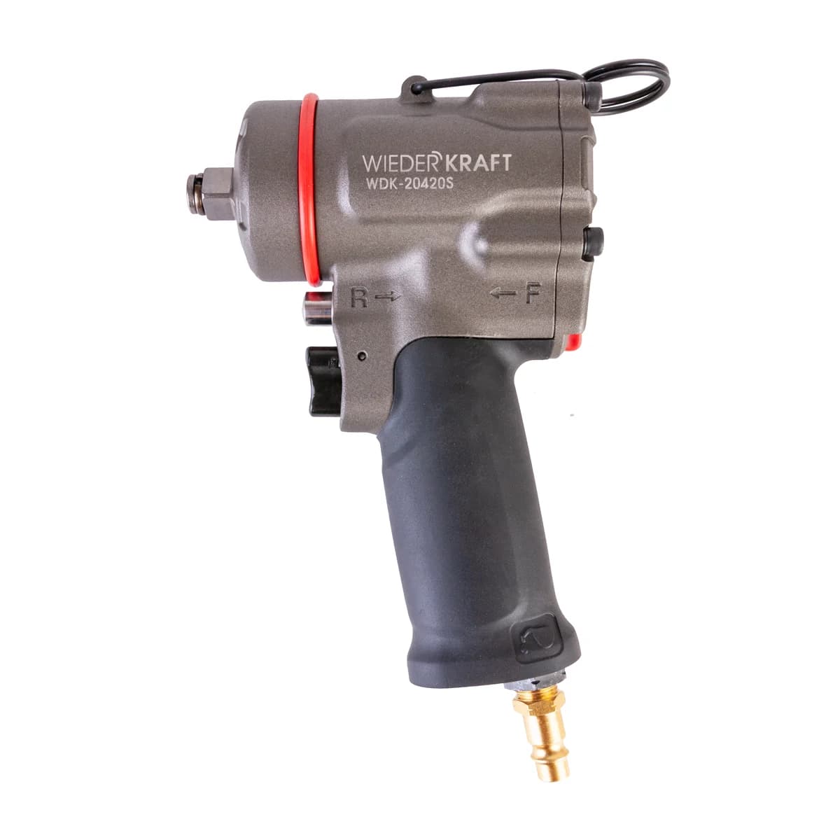 Пневматический ударный гайковёрт короткий 1/2″, 1200 Нм WIEDERKRAFT WDK-20420S