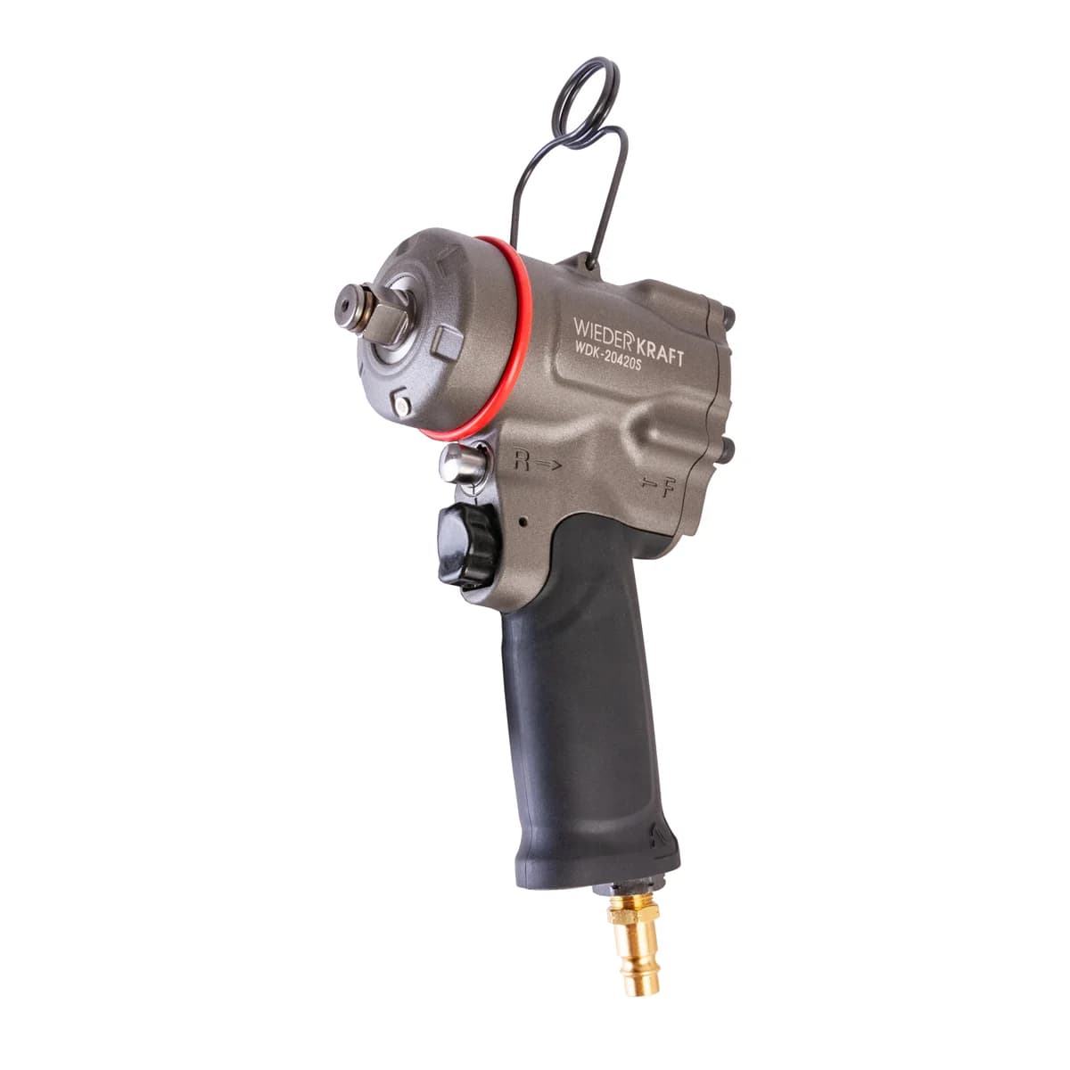 Пневматический ударный гайковёрт короткий 1/2″, 1200 Нм WIEDERKRAFT WDK-20420S