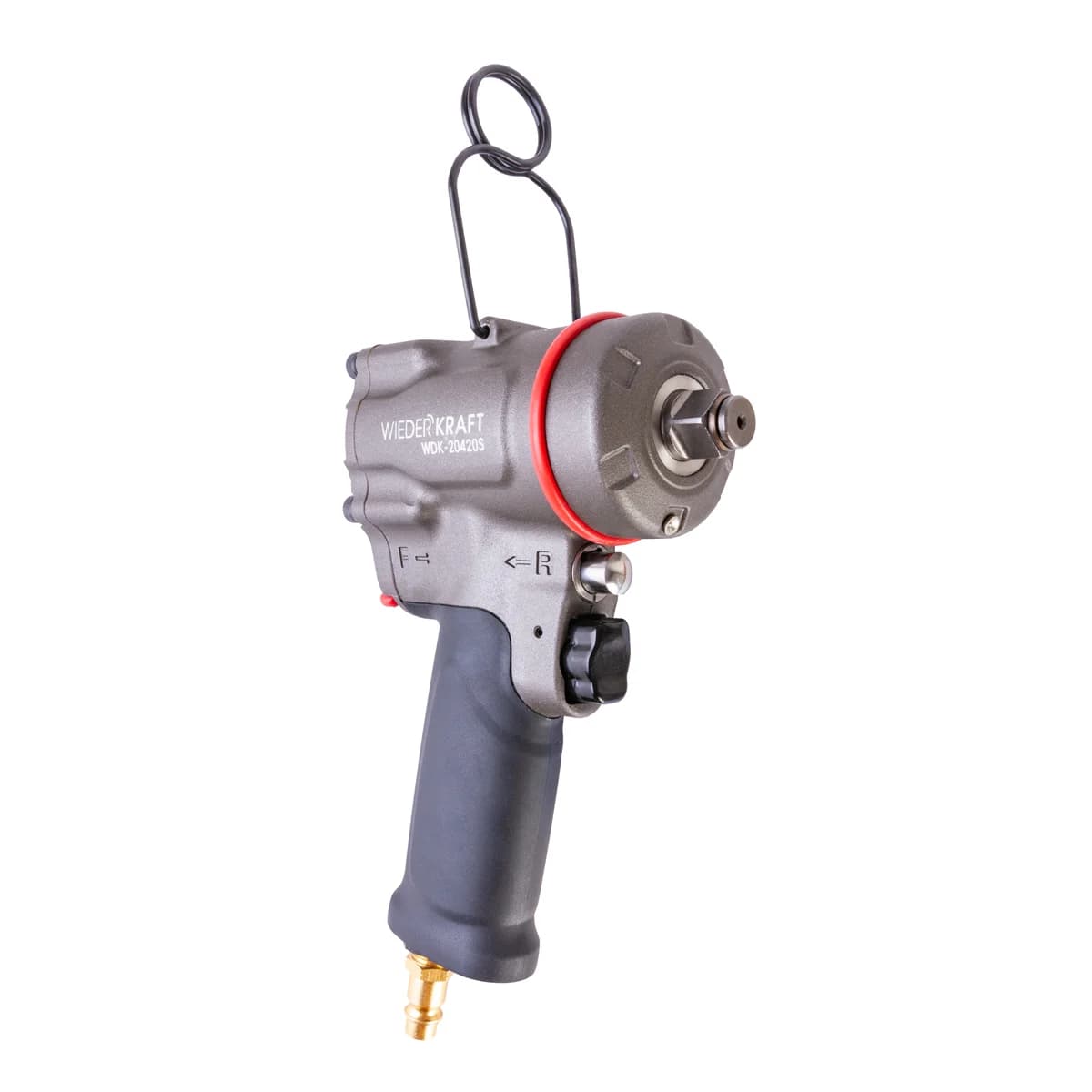 Пневматический ударный гайковёрт короткий 1/2″, 1200 Нм WIEDERKRAFT WDK-20420S