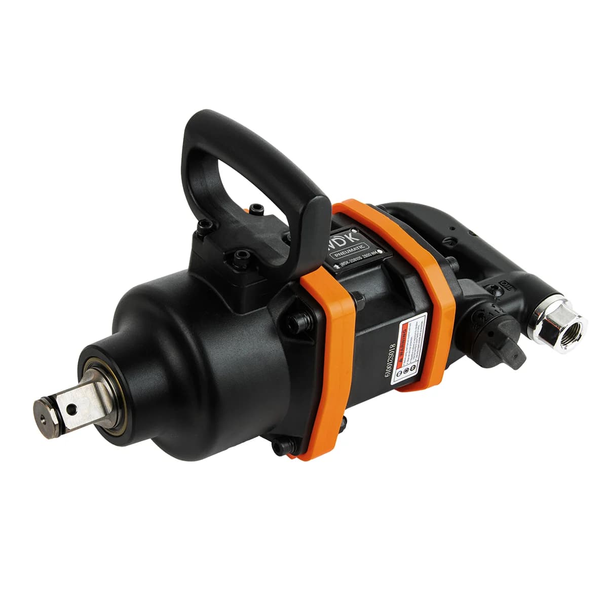 Пневматический ударный гайковёрт с коротким валом 1″, 2800 Нм WIEDERKRAFT WDK-20810S