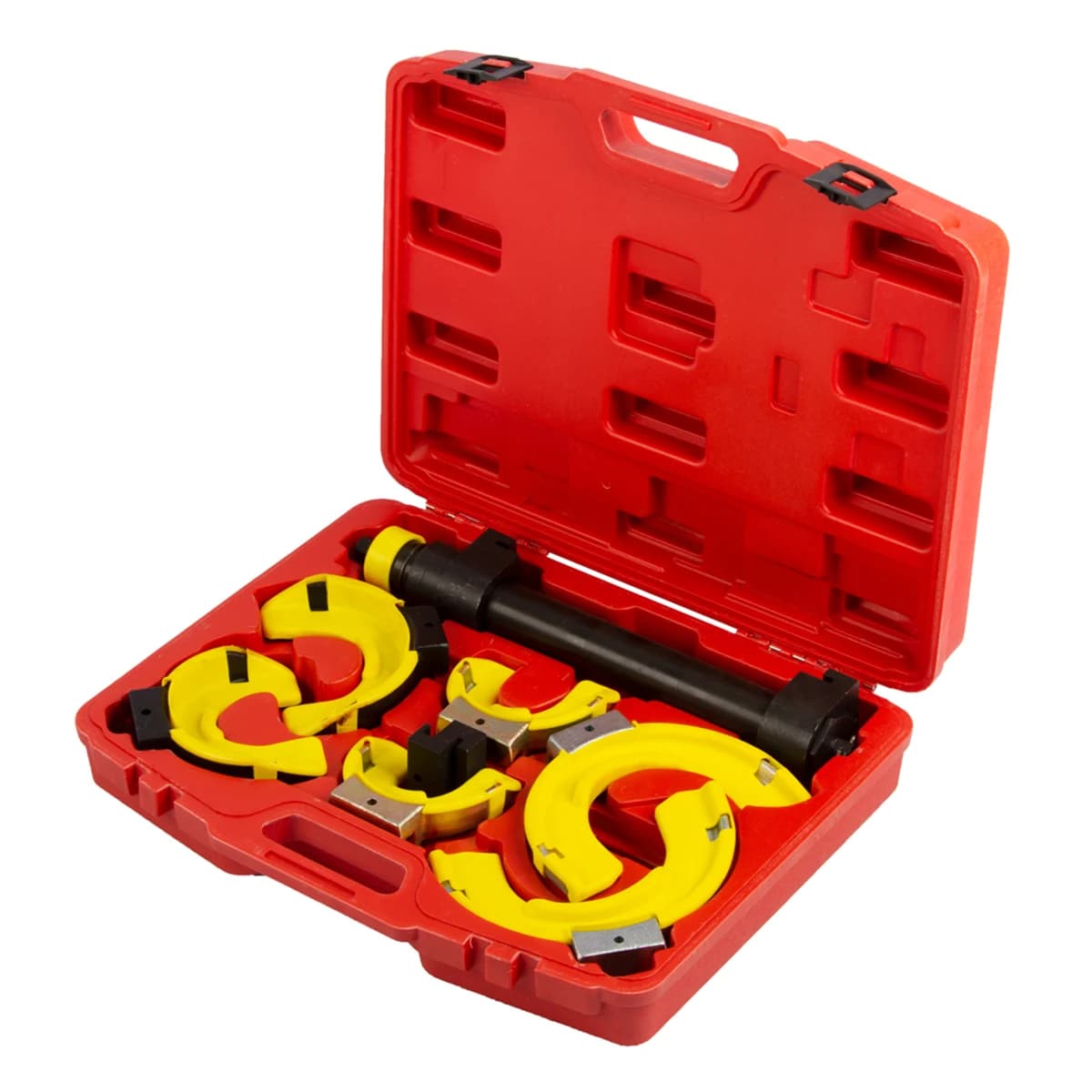 Съёмник пружин в рабочем положении