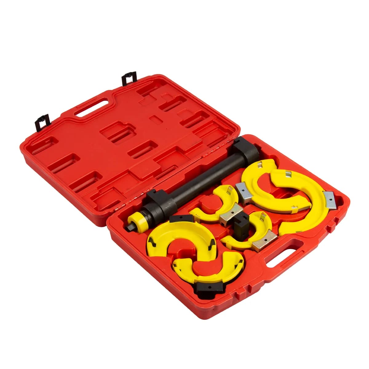 Съёмник пружин МакФерсон, 3 пары захватов 103–187 мм, винтовой WIEDERKRAFT WDK-214027LT