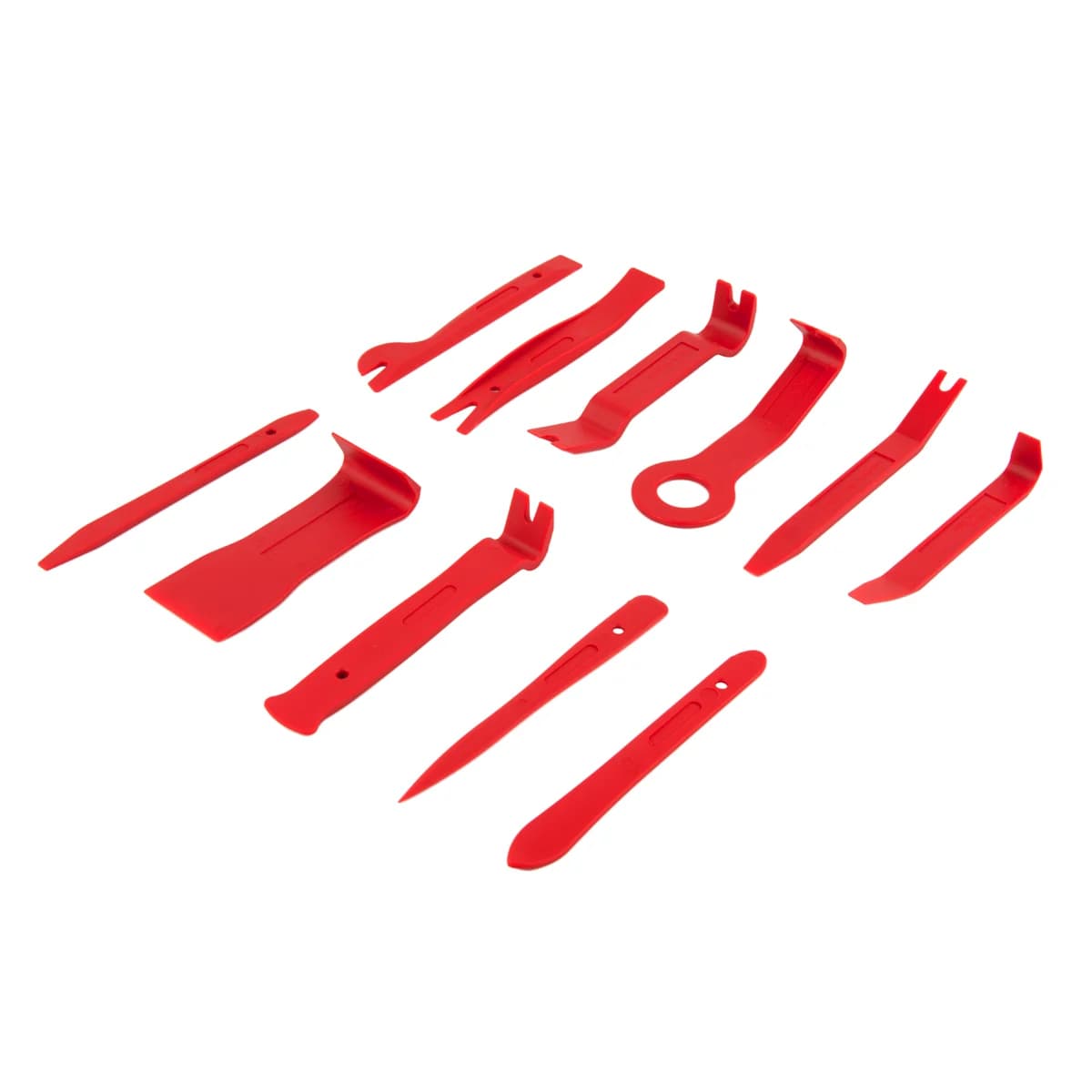 Нейлоновые съёмники для автомобильной обшивки красного цвета