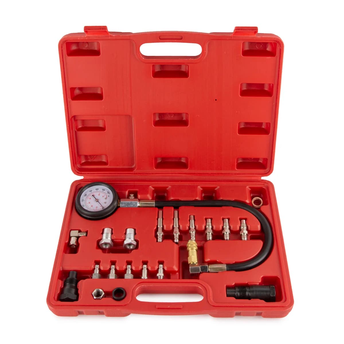 Манометр компрессометра с шкалами бар и PSI