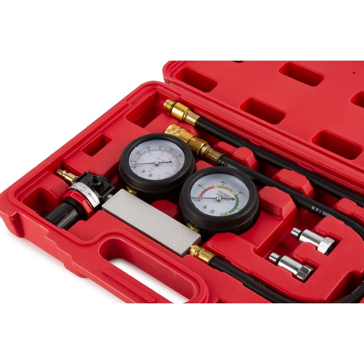 Детектор утечки цилиндра 0–100 psi, для бензиновых и дизельных ДВС WIEDERKRAFT WDK-214300
