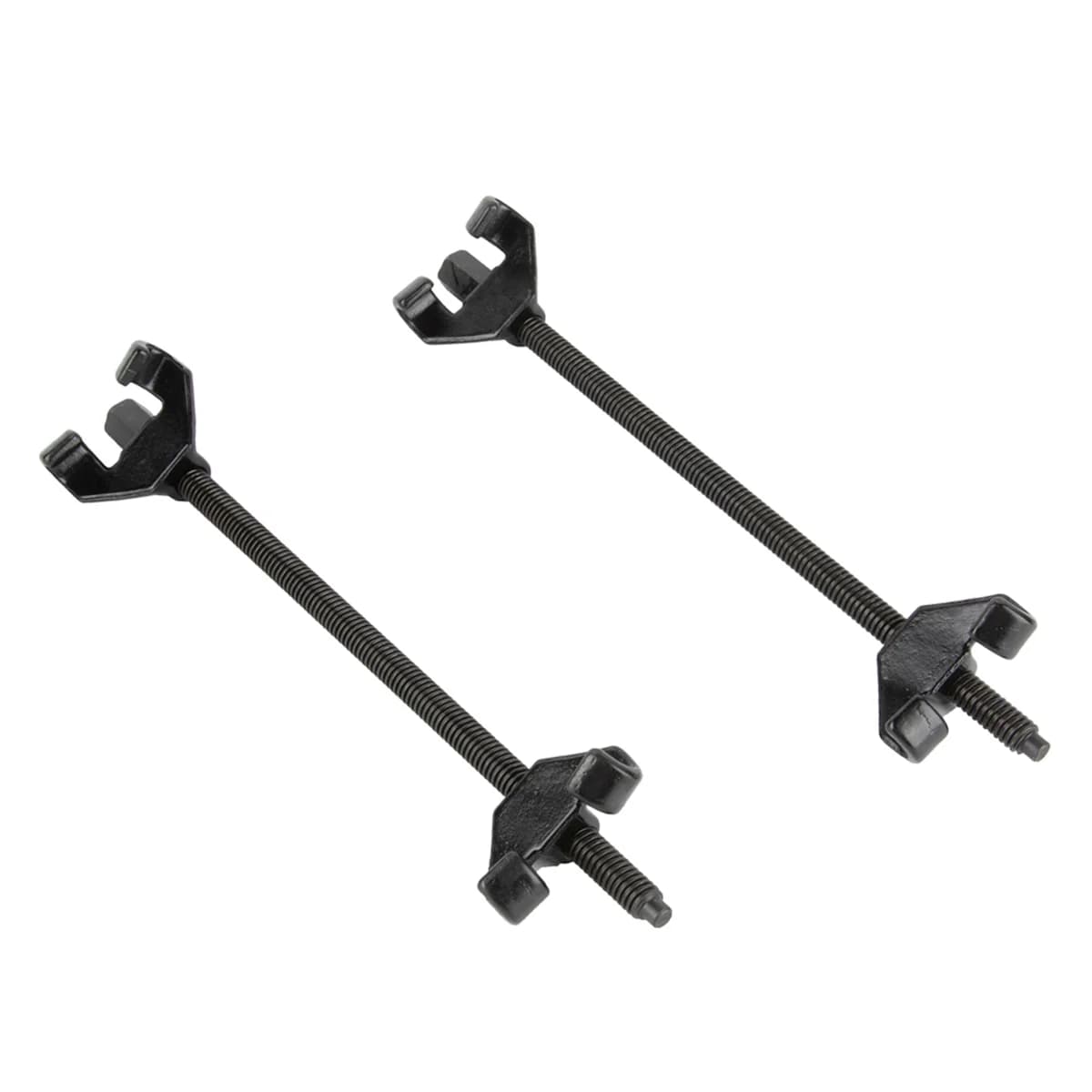 Инструмент для сжатия пружин подвески в работе