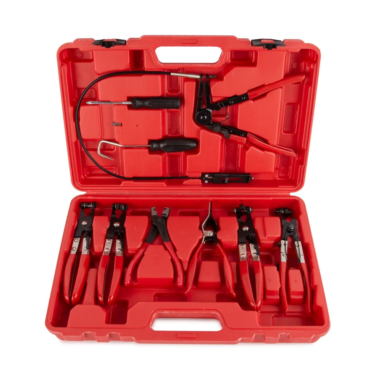 Набор съёмников для работы с хомутами, 9 пр. WIEDERKRAFT WDK-214690