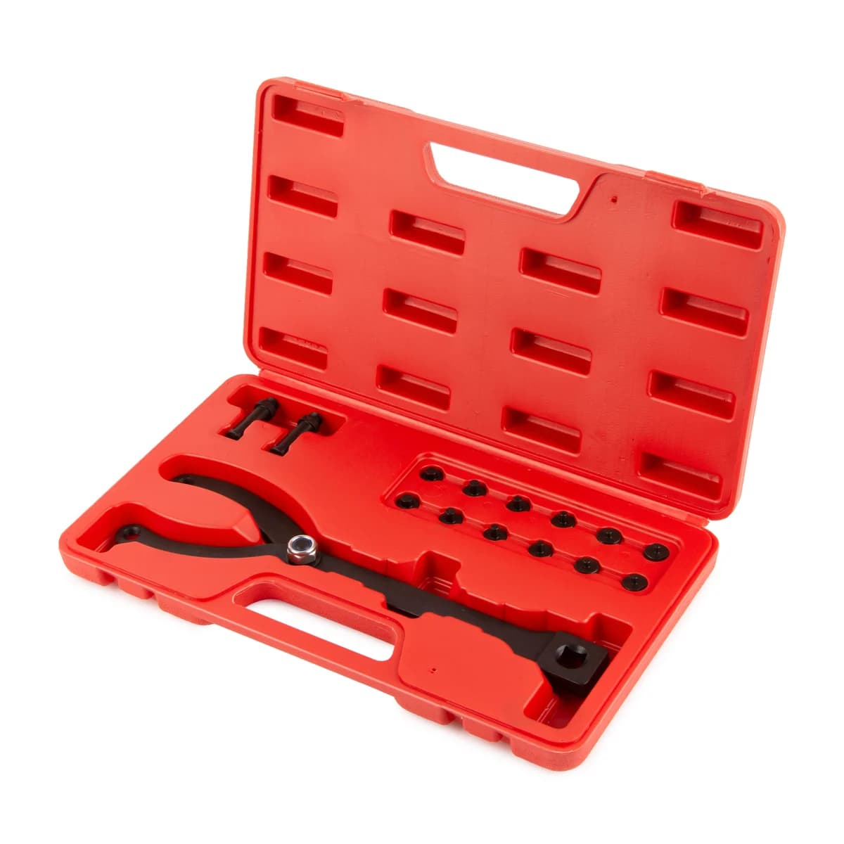 Набор инструментов WIEDERKRAFT для фиксации шкивов в кейсе