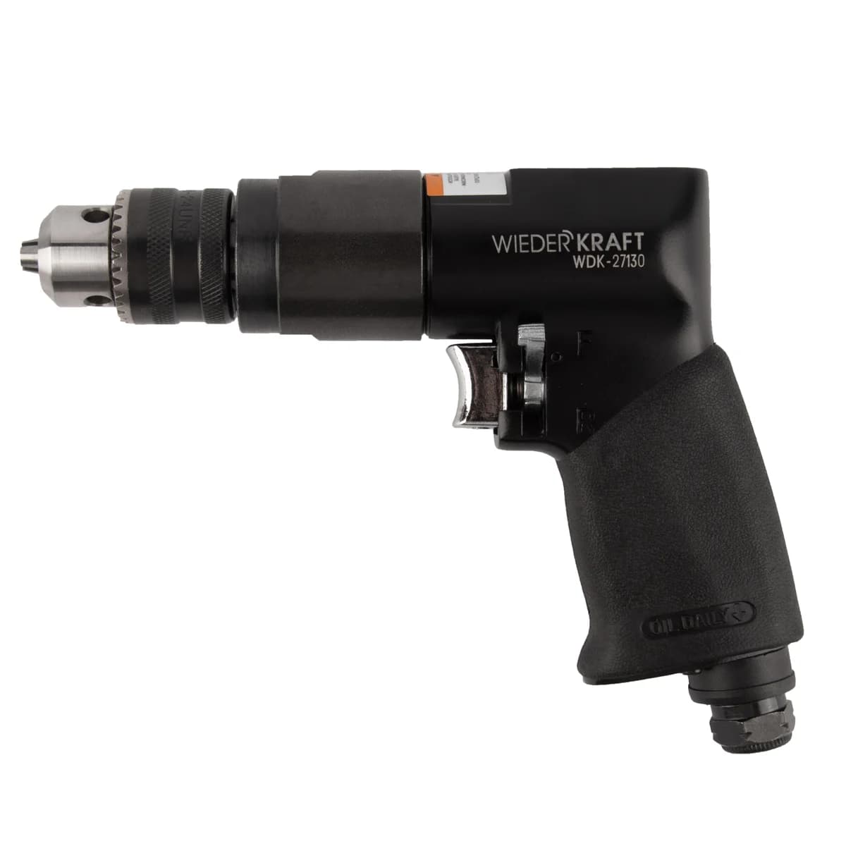 Пневматическая дрель 10 мм, 1800 об/мин, реверс, ключевой патрон WIEDERKRAFT WDK-27130