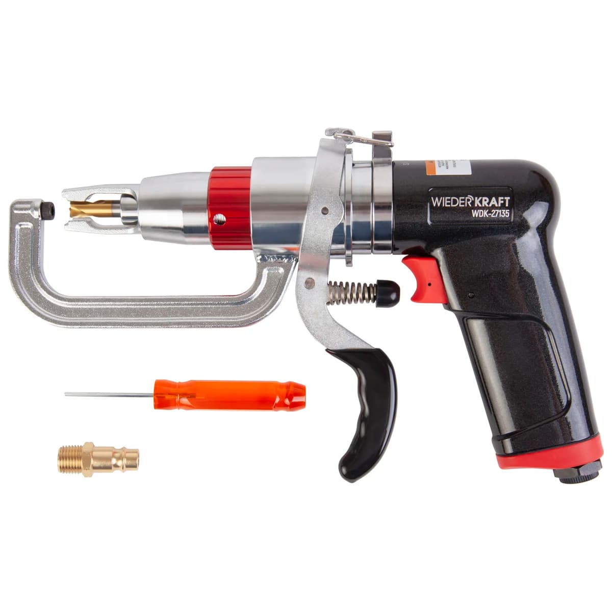 Пневматическая дрель для высверливания сварных точек WIEDERKRAFT WDK-27135