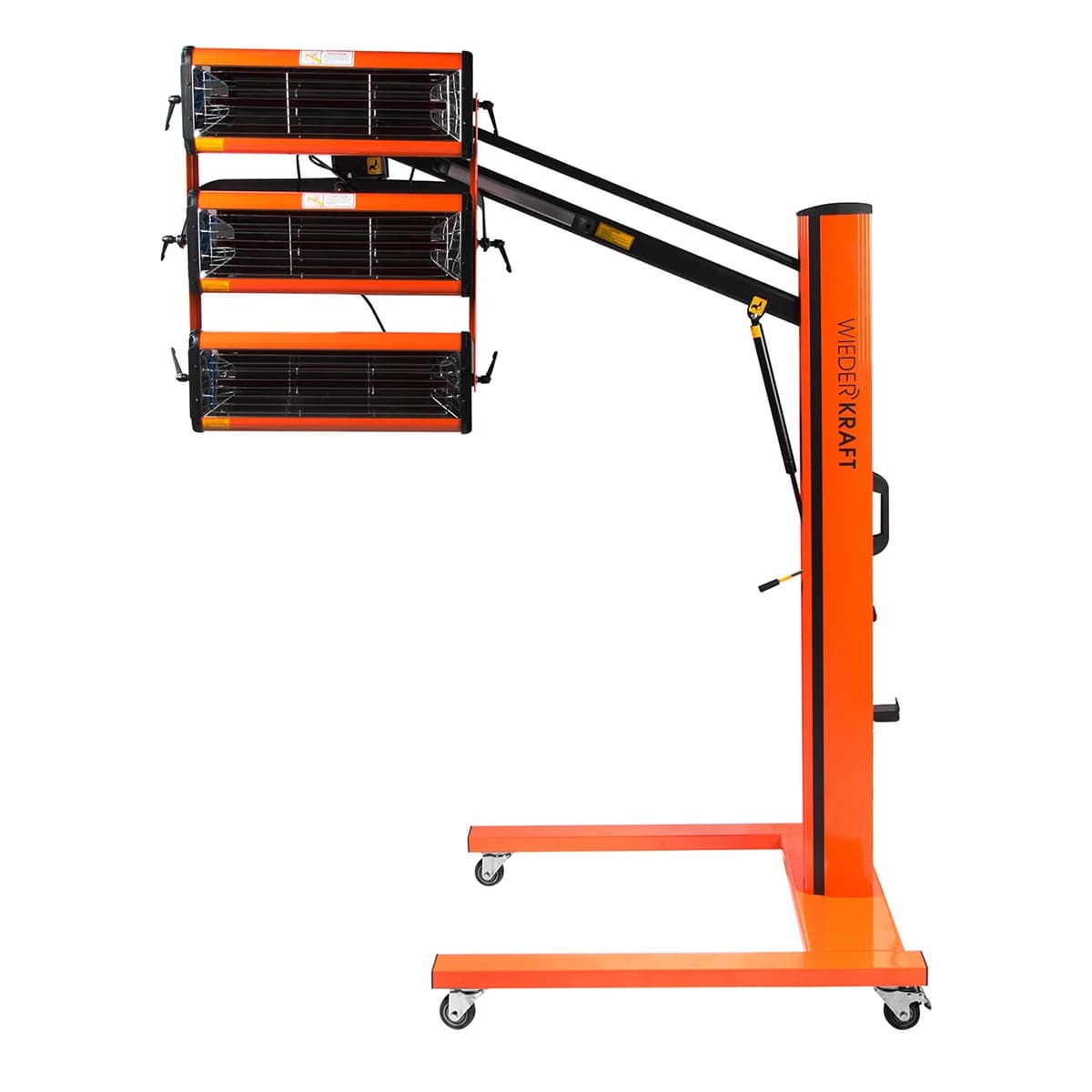 Трёхкассетная мобильная ИК-сушка 3×1000 Вт 220 В WIEDERKRAFT WDK-3AT