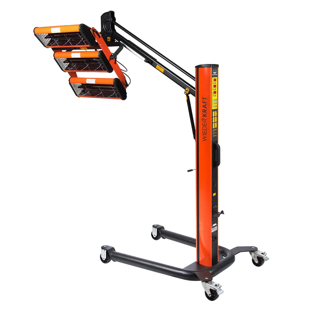 3х кассетная мобильная ИК-сушка 3×1000 Вт с датчиком расстояния WIEDERKRAFT WDK-3C