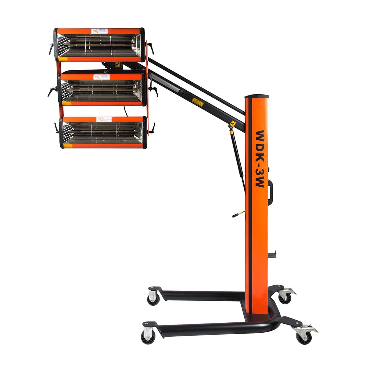 Трёхкассетная мобильная ИК-сушка 3×1000 Вт WIEDERKRAFT WDK-3W