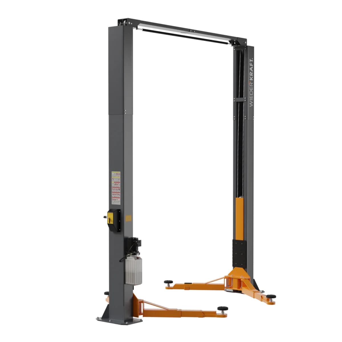Двухстоечный подъёмник 4 тонны с верхней синхронизацией 380В Wiederkraft WDK-529