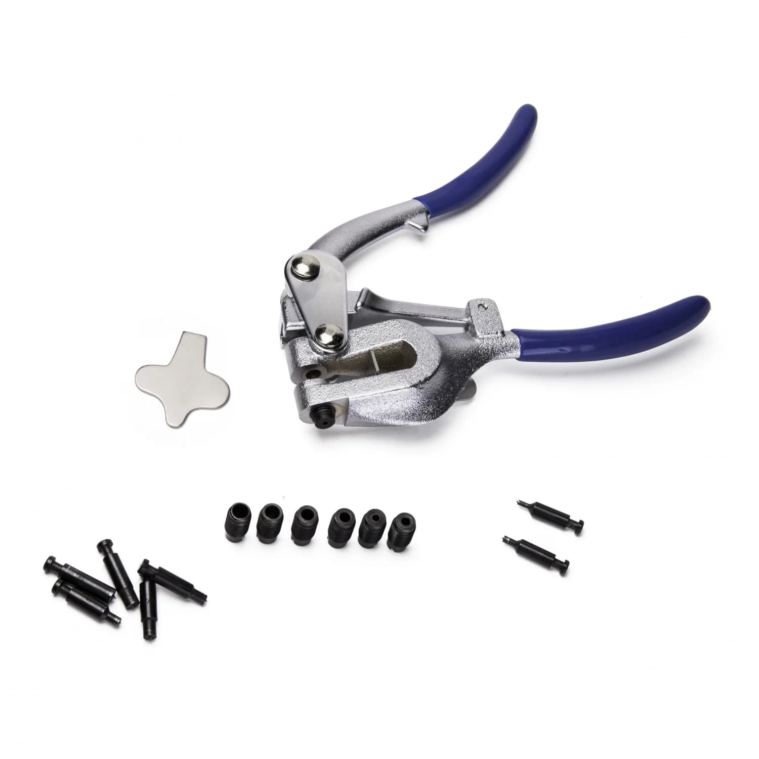 Кузовной дырокол для металла до 2 мм усилие 1 тонна Wiederkraft WDK-65015