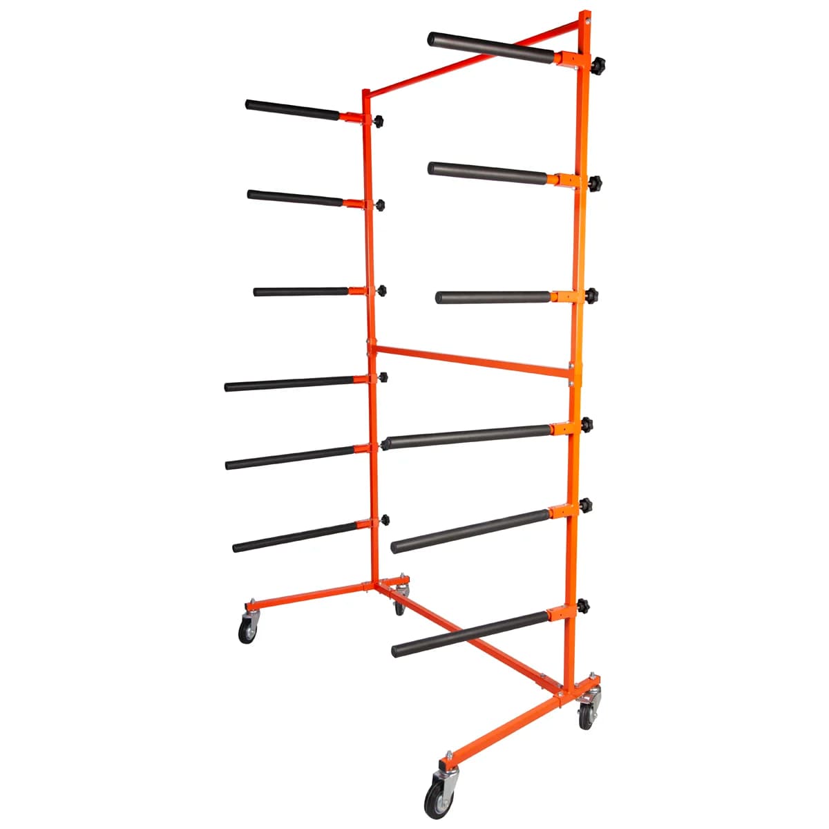 Мобильная стойка для бамперов, 12 опор, на колёсах WIEDERKRAFT WDK-65140