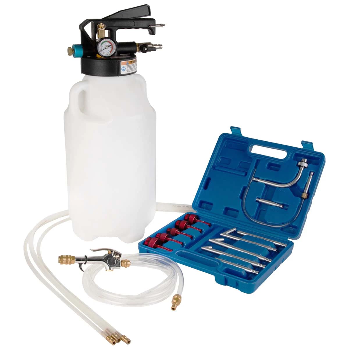 Набор для заправки масла АКПП 8 л пневматический Wiederkraft WDK-65216