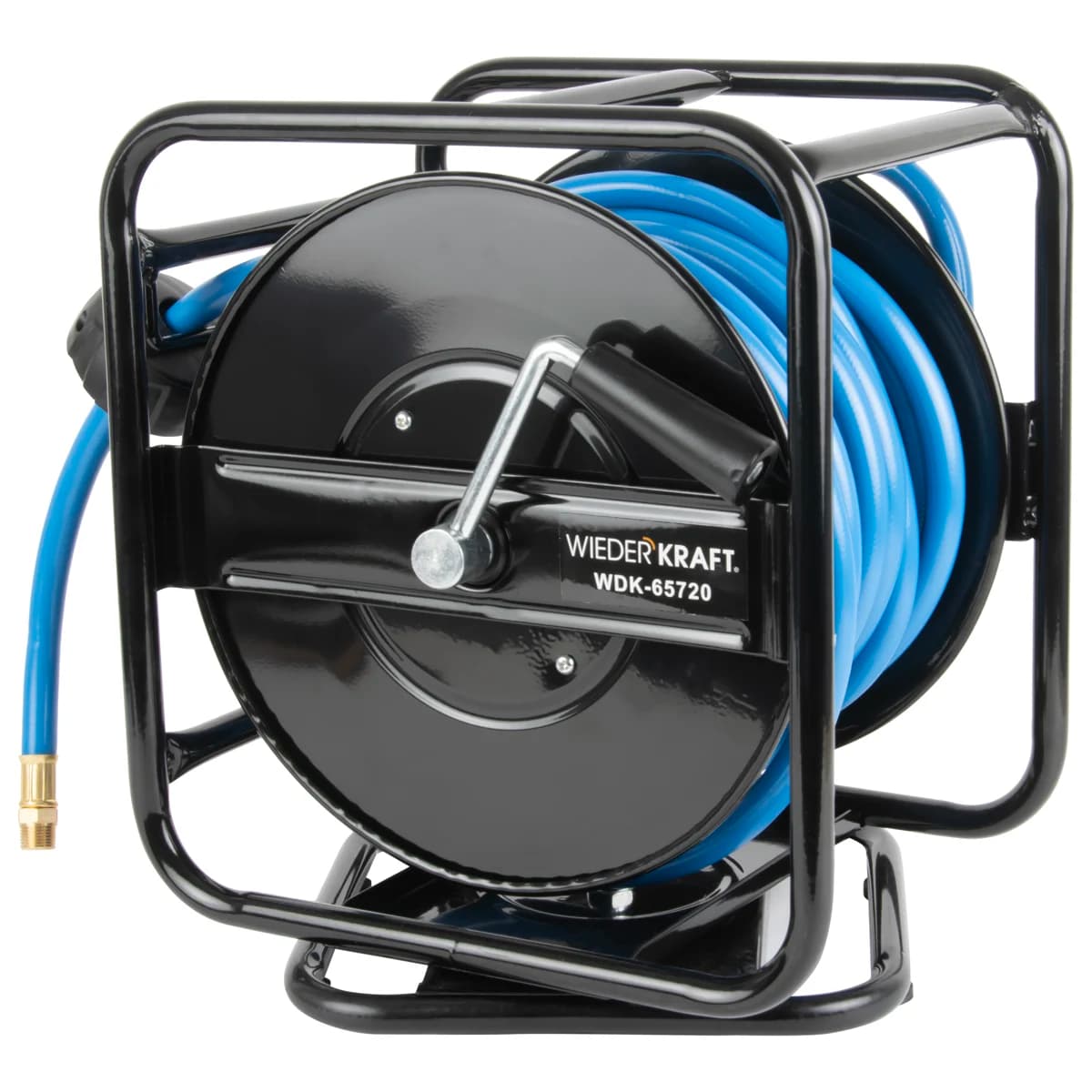 Ручная катушка с пневмошлангом 20 м, 10×14 мм, до 60 бар WIEDERKRAFT WDK-65720
