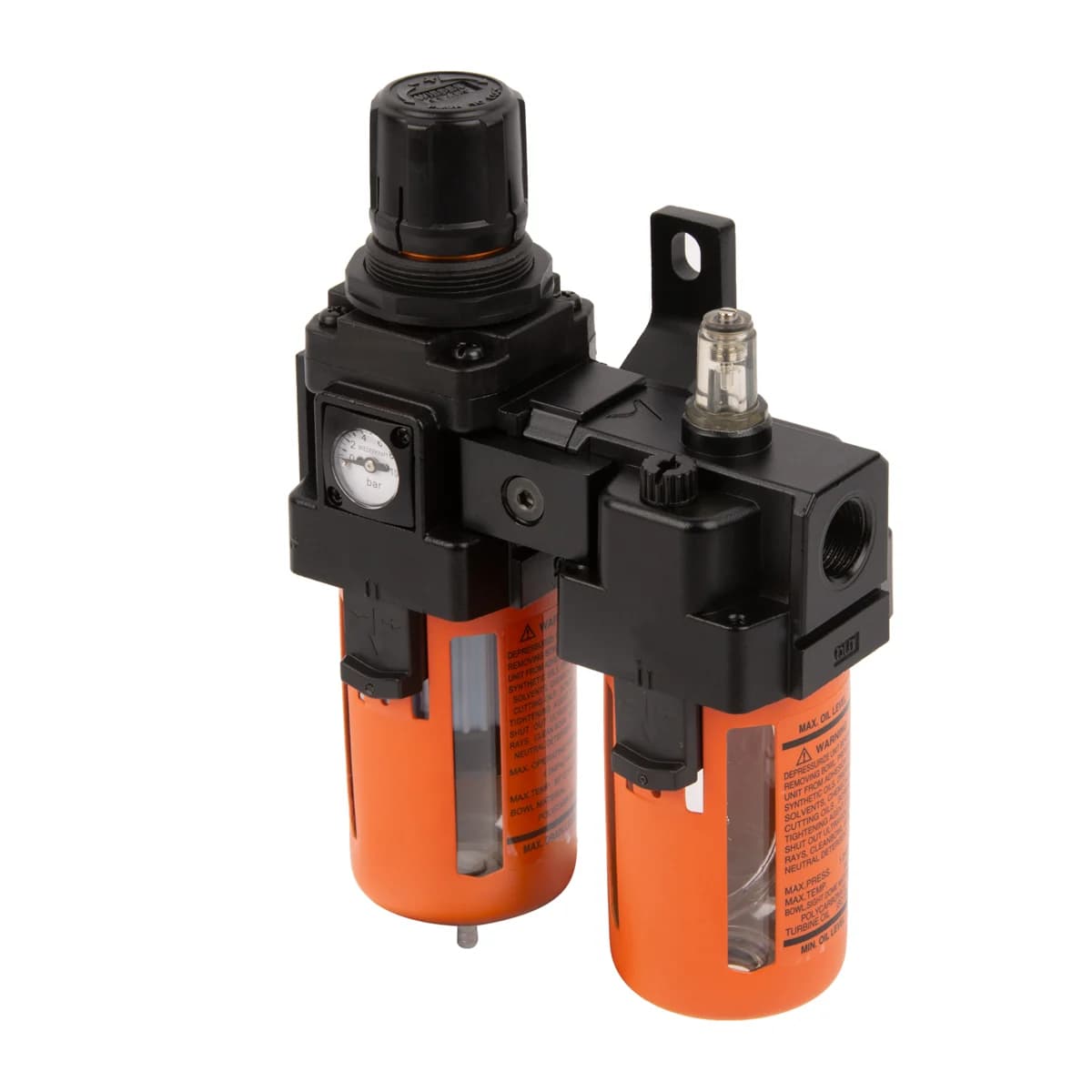 Блок подготовки воздуха, влагоотделитель лубрикатор регулятор давления Wiederkraft WDK-70140