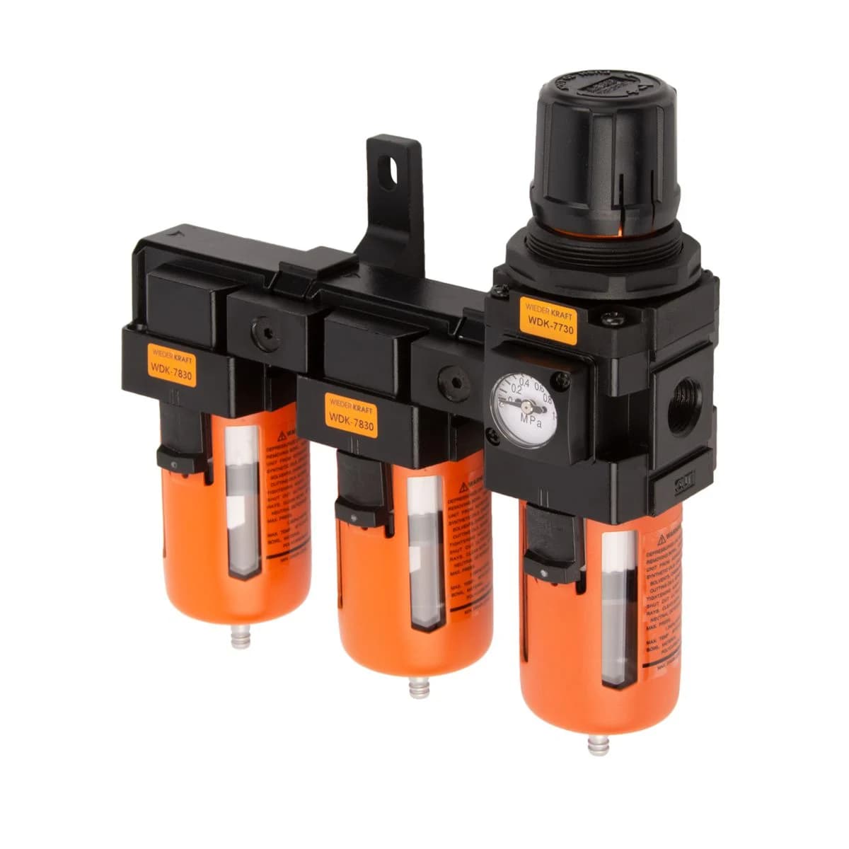 Модульная группа очистки воздуха 3 ступени 1500 л/мин 10 бар Wiederkraft WDK-70733