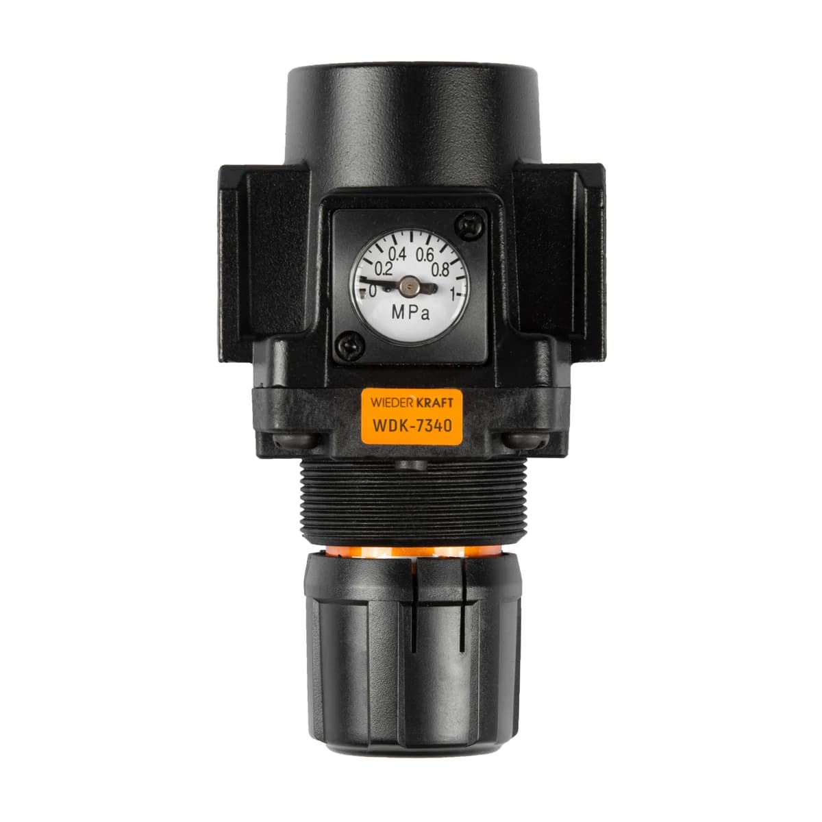 Регулятор давления с манометром 1/2″ 3000 л/мин 10 бар Wiederkraft WDK-7340