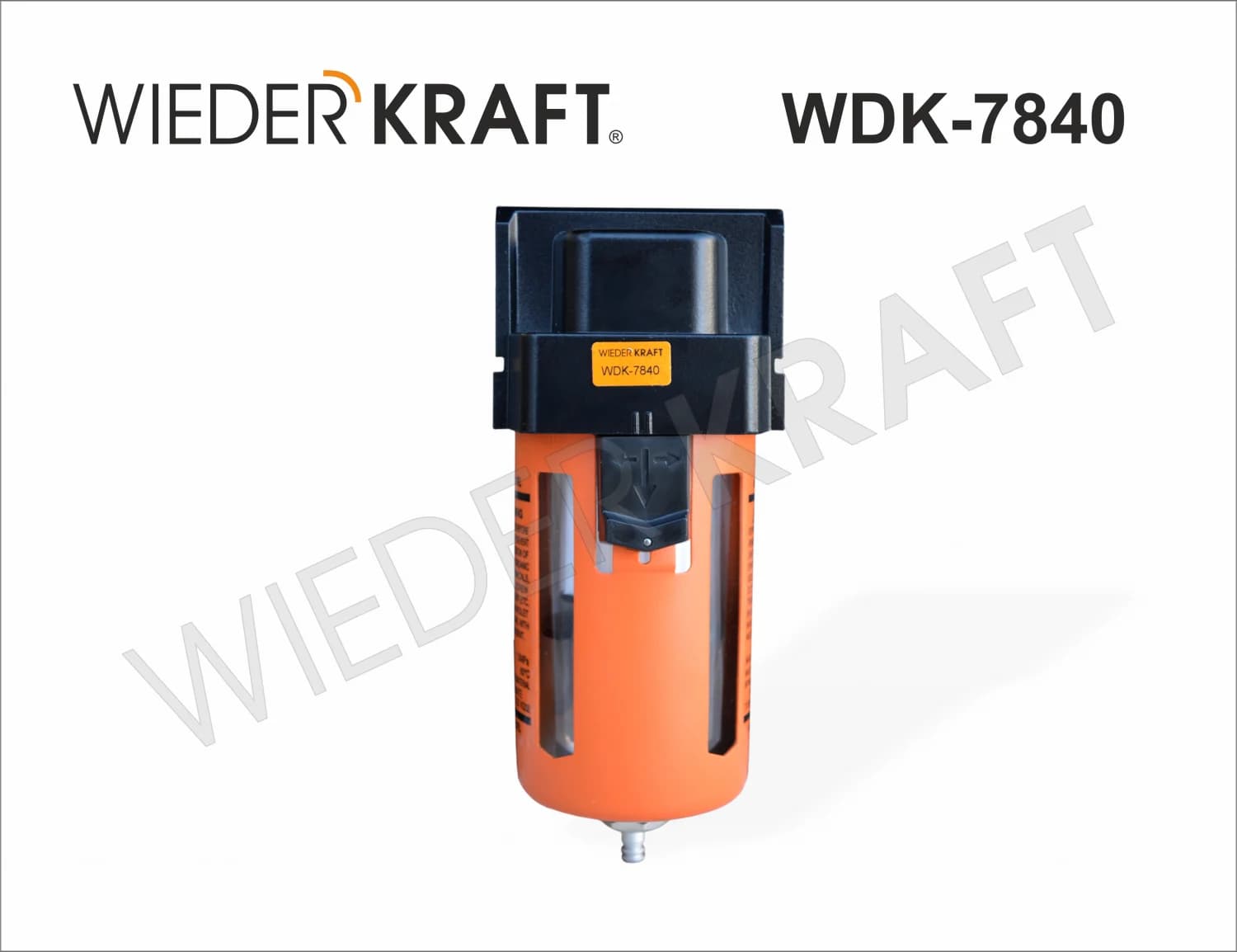 Фильтр-масло/влагоотделитель 1/2″ 3000 л/мин 10 бар Wiederkraft WDK-7840