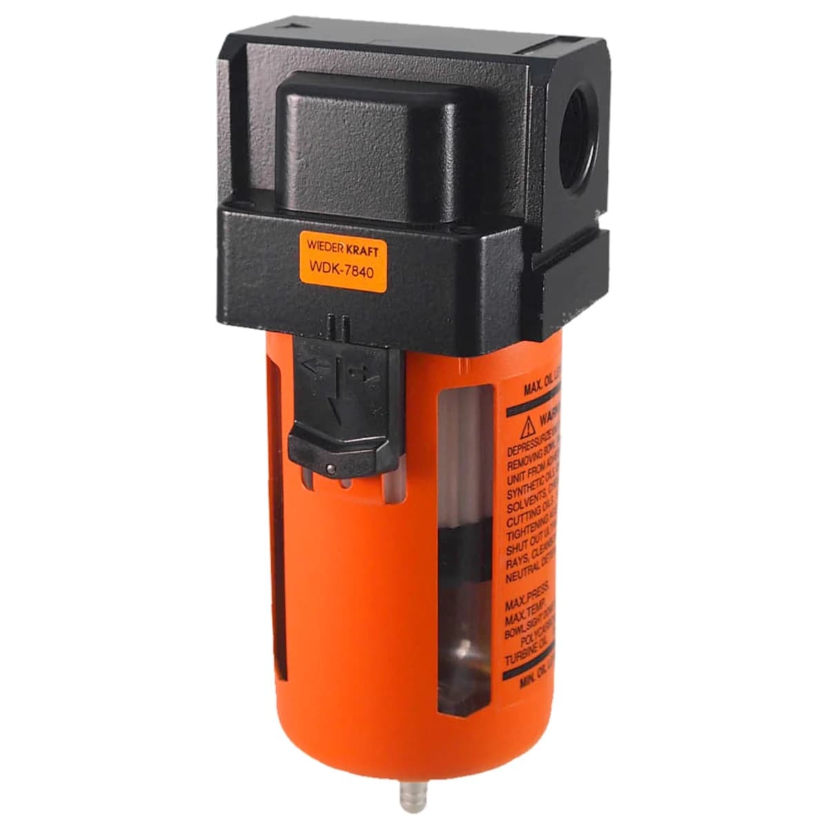 Фильтр-масло/влагоотделитель 1/2″ 3000 л/мин 10 бар Wiederkraft WDK-7840