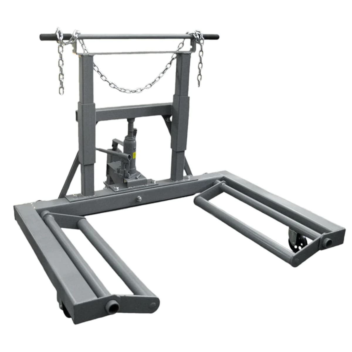 Тележка для колёс 1 тонна подъём до 170 мм прочная рама Wiederkraft WDK-81001