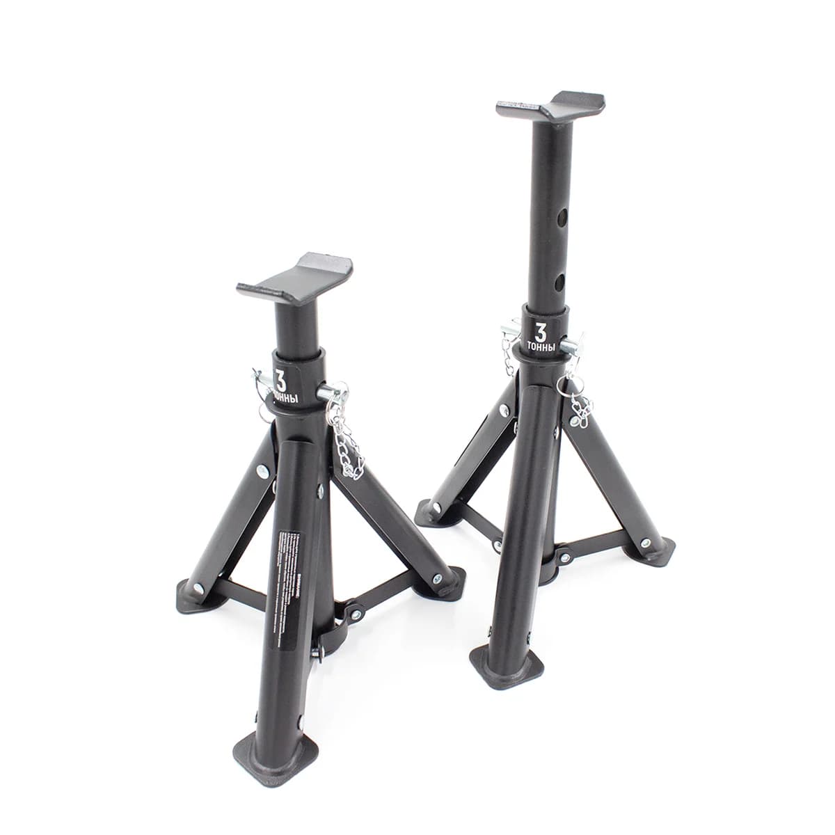 Страховочная опора под автомобиль складная 3 т, компл 2 шт WIEDERKRAFT WDK-84304